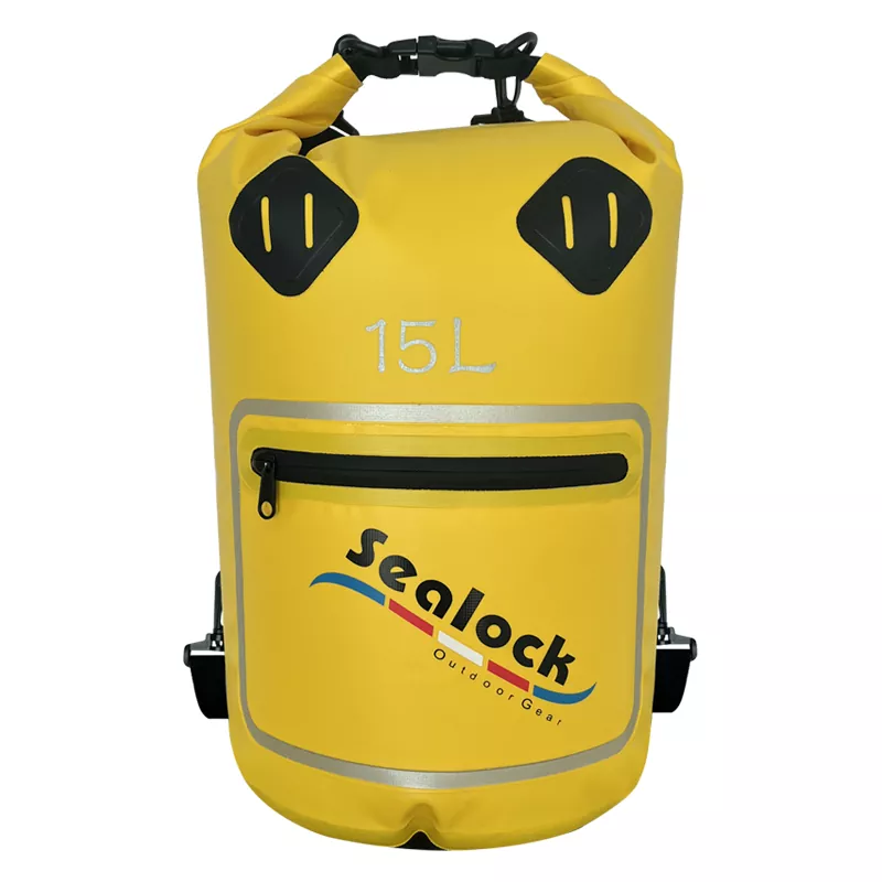 ถุงกันน้ำแบบ Tube Dry Bag พร้อมหน้าต่างโปร่งใสและช่องซิป